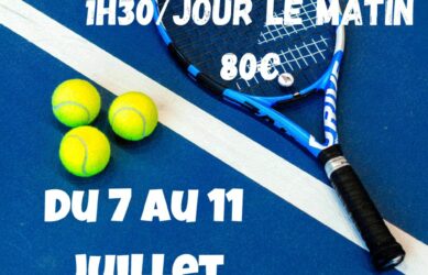 Stage d’été au TCB avec Laëtitia !