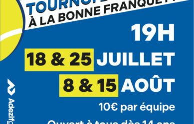 Des doubles tout l’été au TCB !